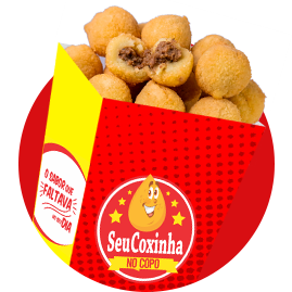 Bolinho de Calabresa no Copo